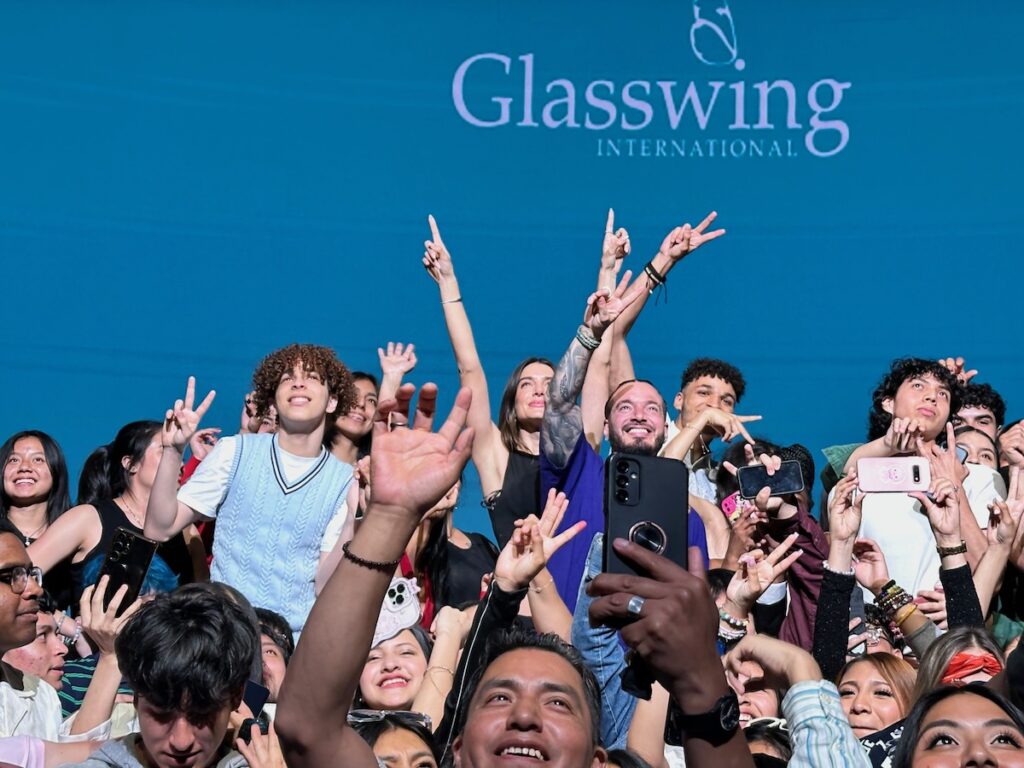 Youth mentor Valentina Ferrer and international superstar J Balvin celebrate NYC students with Glasswing International